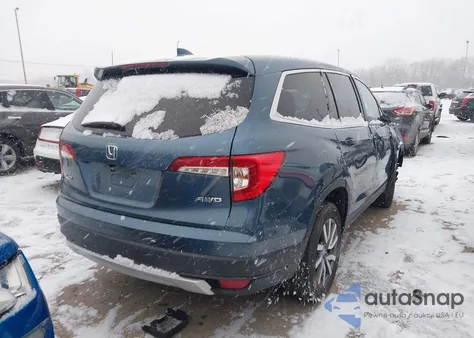 2019 Honda Pilot Ex-L из США, поврежденный, VIN 5FNYF6H40KB020555